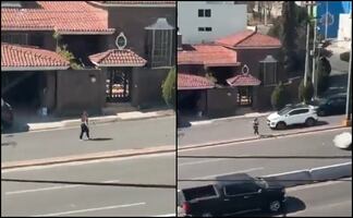 Mujer se avienta al paso de un auto y es atropellada en Monterrey; difunden video del accidente