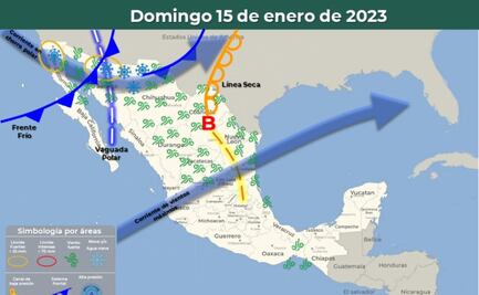 Protección Civil Sonora alerta por 3 frentes fríos con lluvias y nevadas en los próximos días 