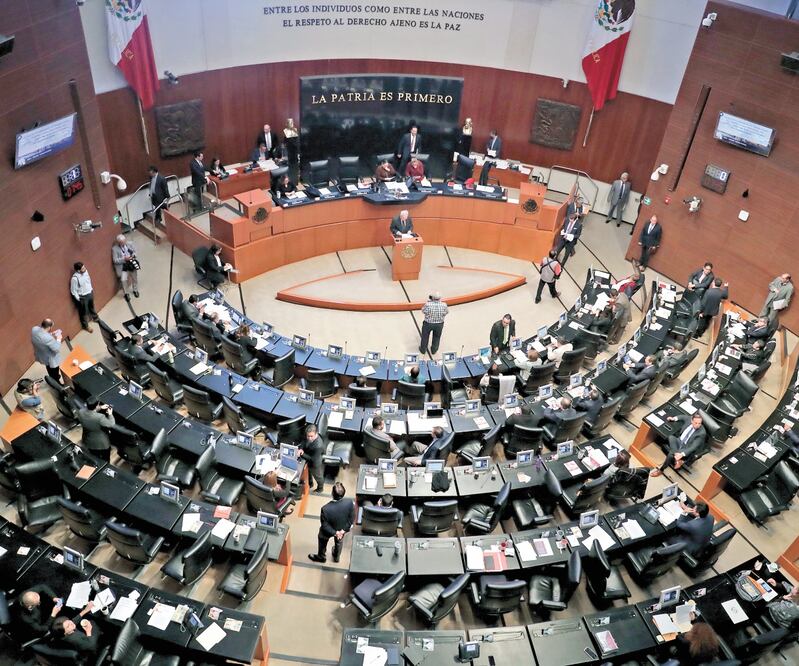 El próximo periodo de sesiones en la Cámara de Senadores iniciará en febrero y terminará en abril. Las reuniones previas de cada una de las bancadas iniciarán la próxima semana. Foto:ARCHIVO EL UNIVERSAL