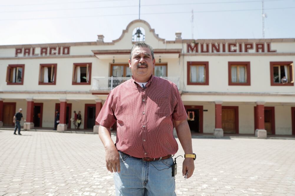 José Misael González Fernández, alcalde de Coalcomán. (IVÁN STEPHENS. EL UNIVERSAL)