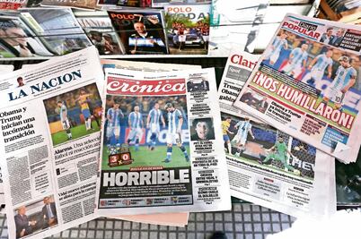Prensa pone en la picota a Argentina