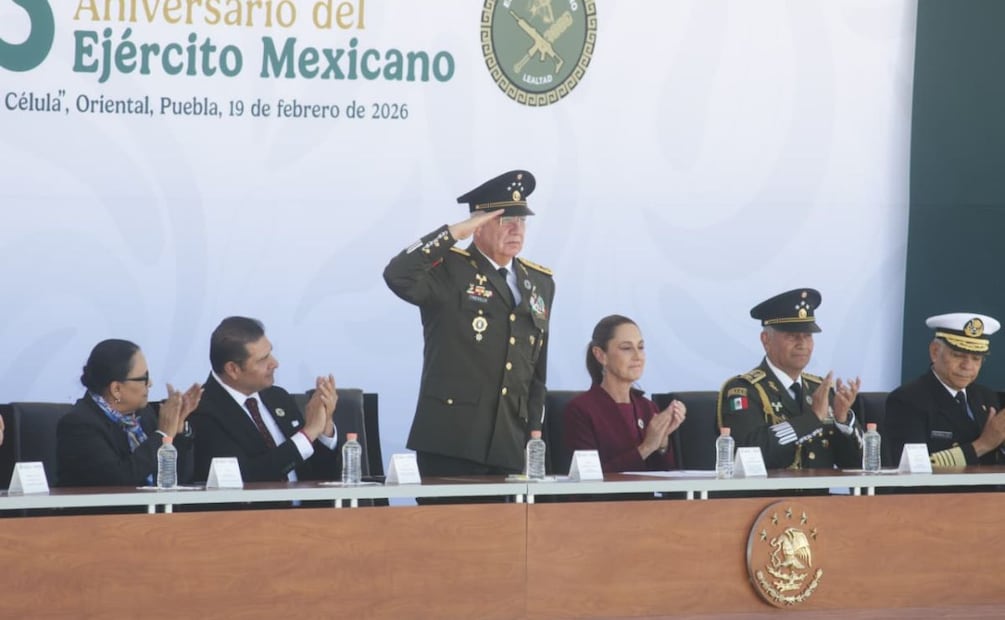 Día del Ejército Mexicano. 19 de febrero de 2026. Puebla. Foto: Carlos Mejía | El Universal
