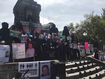 Realizan mitin en CDMX por desaparición de más de 37 mil personas en México