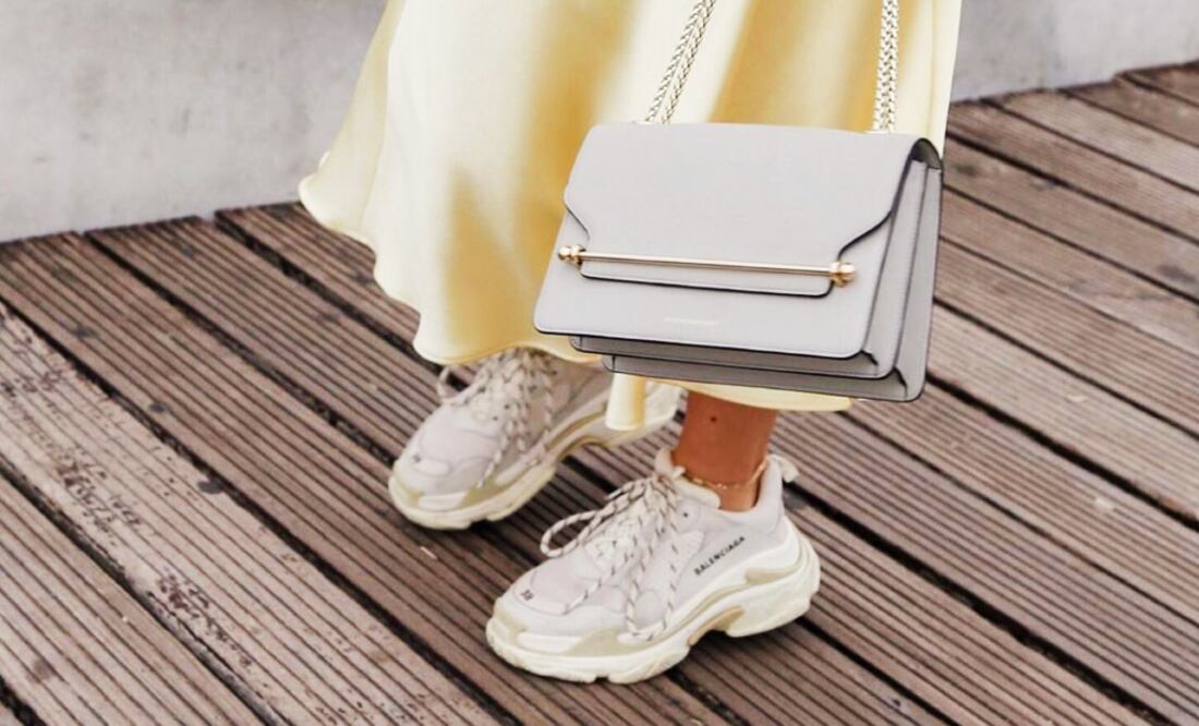 Falda con tenis, el mejor duo de la temporada. Fotos: Instagram.