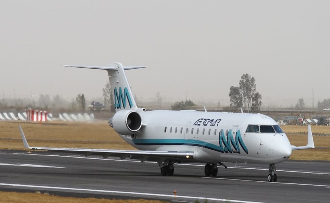 Avión de Aeromar aterriza de emergencia por falla técnica