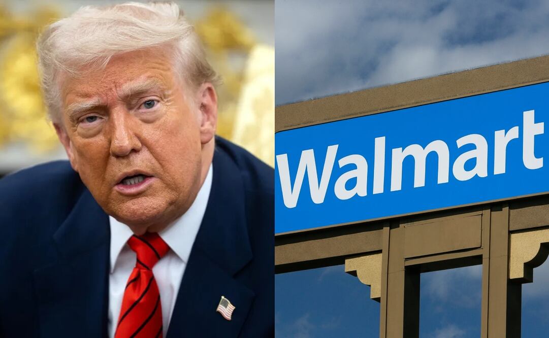 Trump responde a las declaraciones de Walmart sobre el aumento de precios en sus productos tras aranceles. Foto: especial