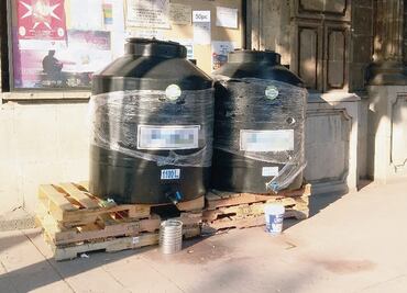 Intentan robar tinacos comunitarios en la colonia América