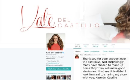 "Contaré mi versión": Kate sobre relación con "El Chapo"