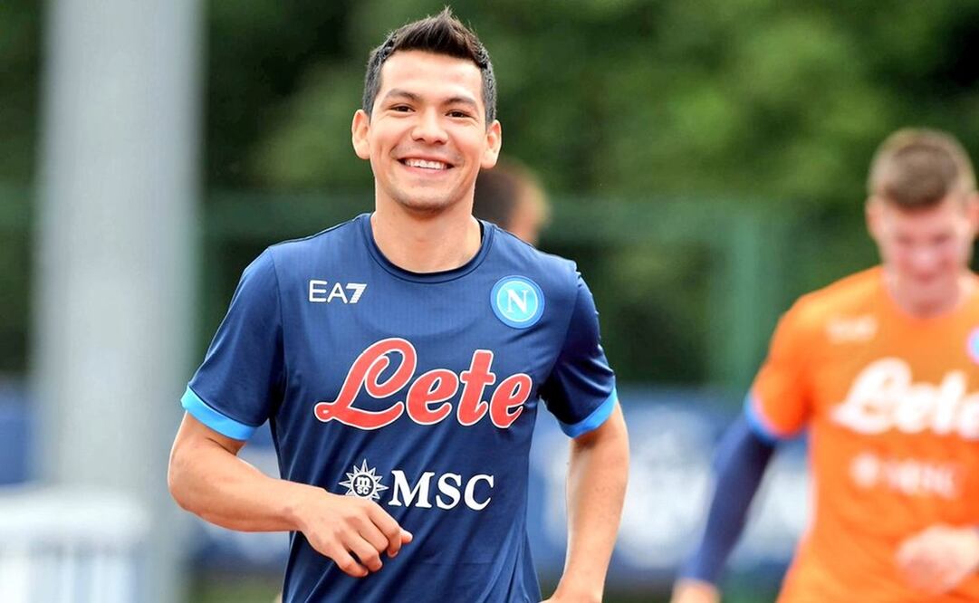 Chucky Lozano con el Napoli - FOTO: Twitter