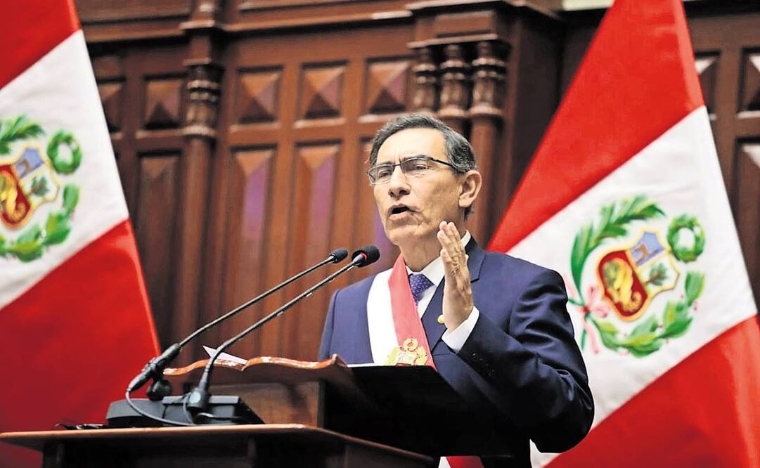 El presidente de Perú, Martín Vizcarra. Foto: Archivo / EL UNIVERSAL