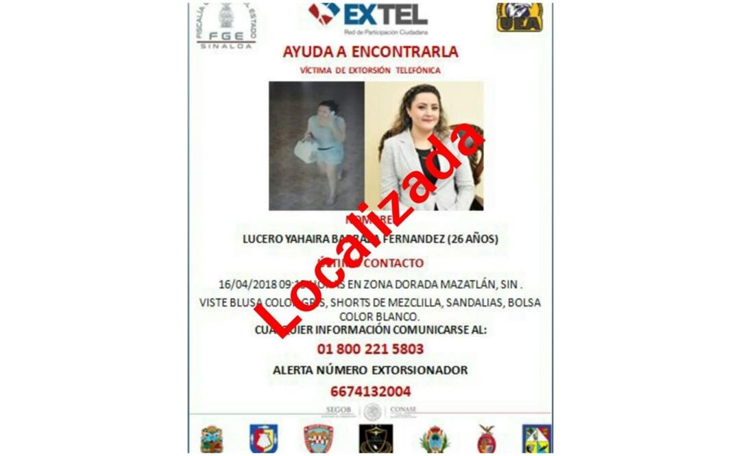 Aparece con vida regidora del municipio de Elota en hotel de Mazatlán. Foto: Especial