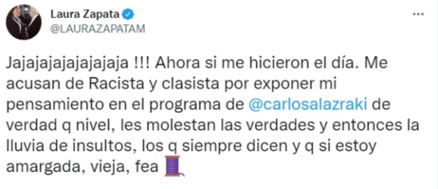 Laura Zapata aclara expresión de “huevones”, tras polémica con AMLO y Yolanda Andrade