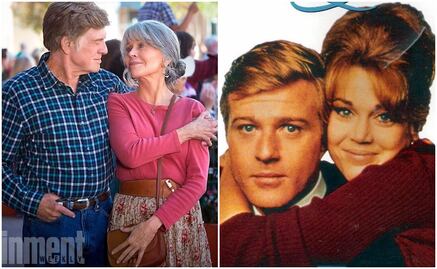 Revelan foto de Jane Fonda y Robert Redford en cinta de Netflix