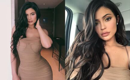 El vestido nude de Kylie Jenner que no puede faltar en tu armario