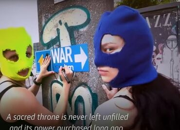 Pussy Riot lanza provocador video musical contra la guerra en Ucrania