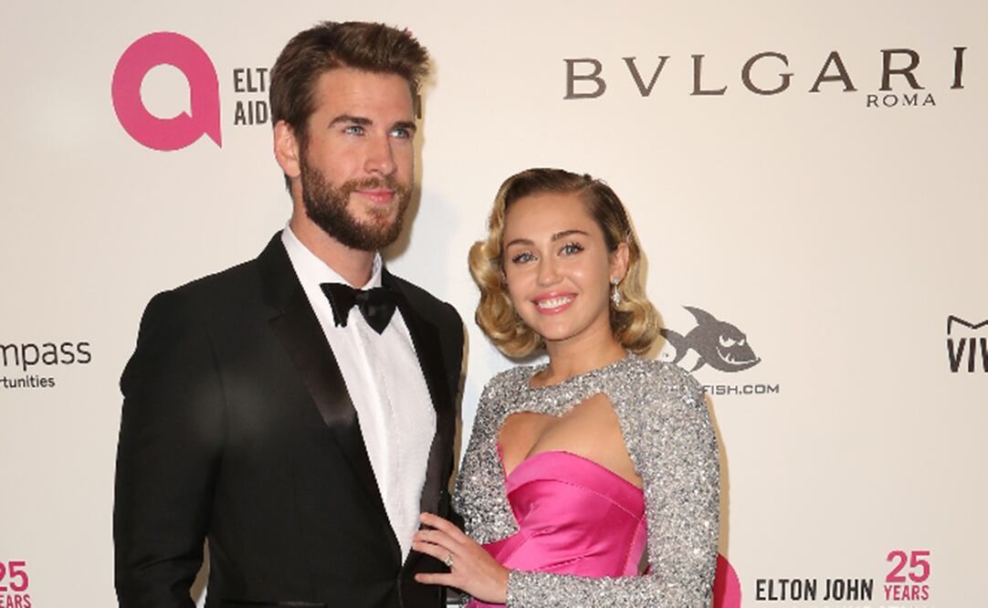 Liam Hemsworth y Miley Cyrus. Foto: Archivo AP