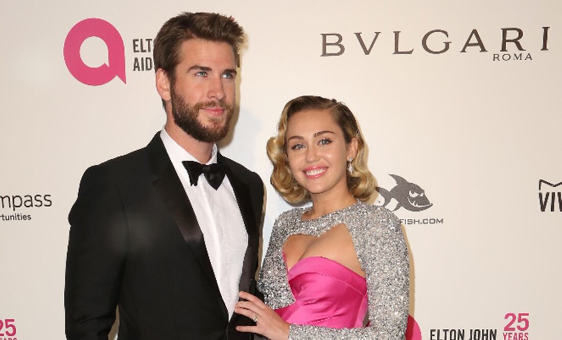 Liam Hemsworth y Miley Cyrus. Foto: Archivo AP