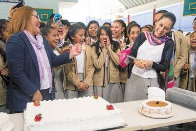 Sheinbaum festeja su cumpleaños en Cuajimalpa 