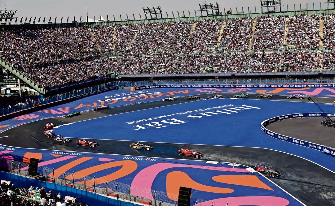 La “escandalosa” afición mexicana, un atractivo. Foto: Fórmula E (10/01/2025)