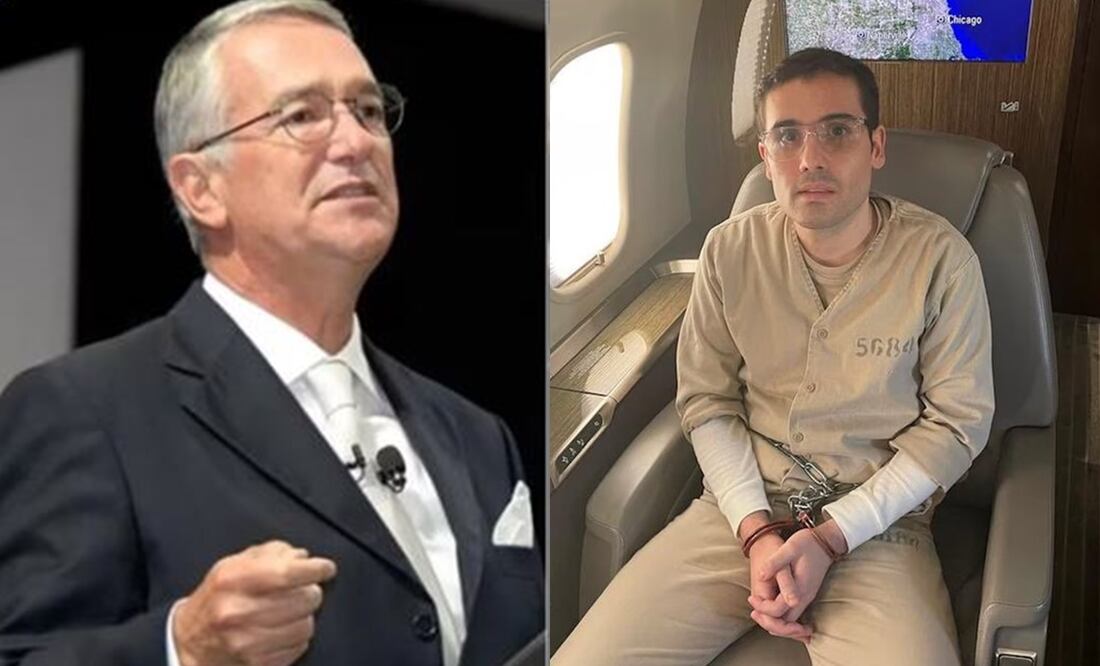 Salinas Pliego reacciona tras conocer que Ovidio Guzmán, hijo de “El Chapo”, planea declararse culpable por cargos de narcotráfico en Estados Unidos. Foto: Redes y archivo / EL UNIVERSAL