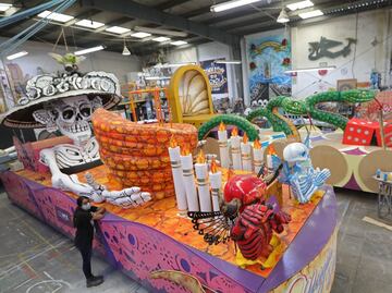 El detrás de escena del desfile de Día de Muertos de la CDMX