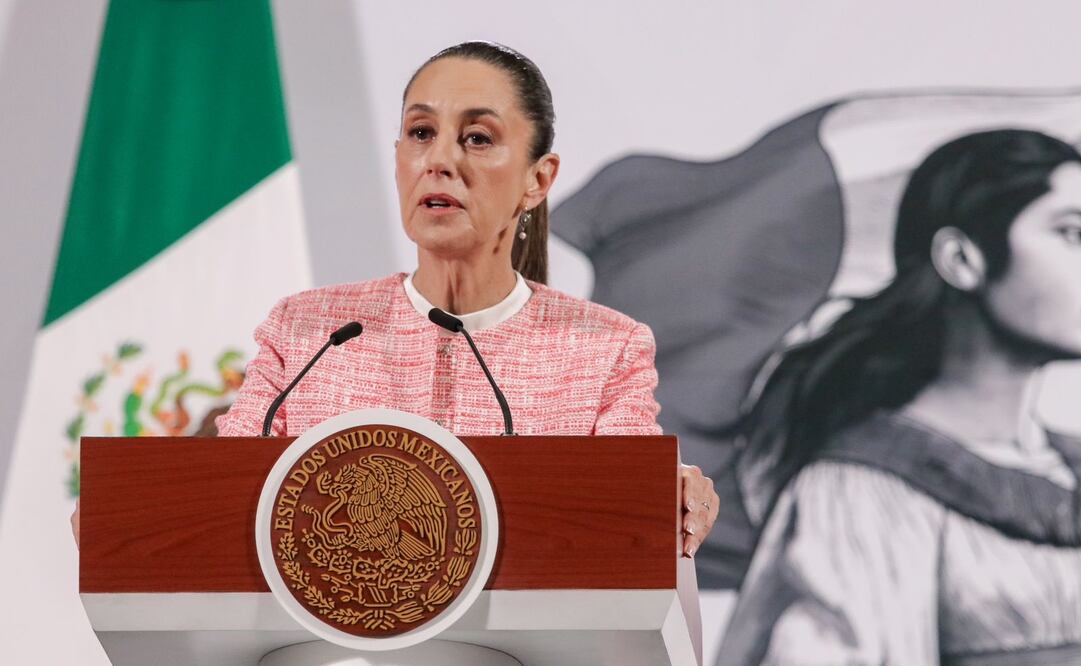 Conferencia mañanera de este martes 4 de febrero en Palacio Nacional de la presidenta Claudia Sheinbaum Sheinbaum Pardo. Foto: Axel Sánchez / EL UNIVERSAL
