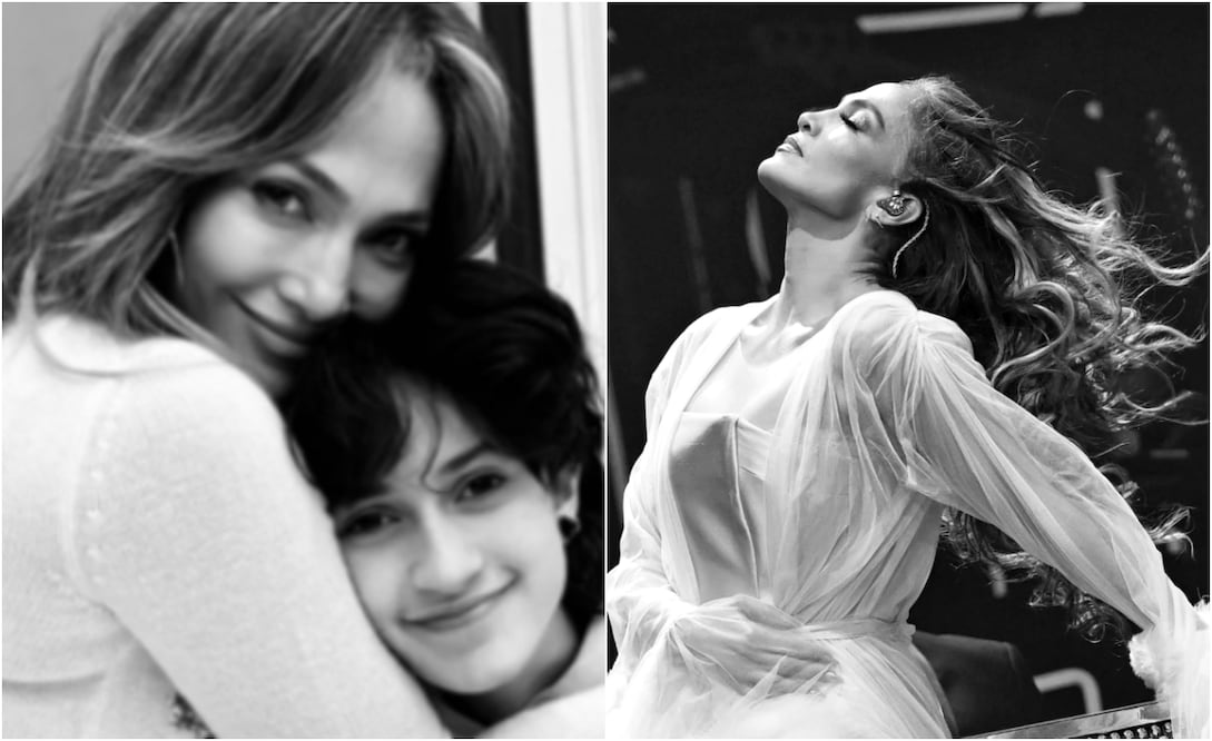Jennifer Lopez y Emme, una de sus dos hijos.
Fotos: Instagram, vía @jlo