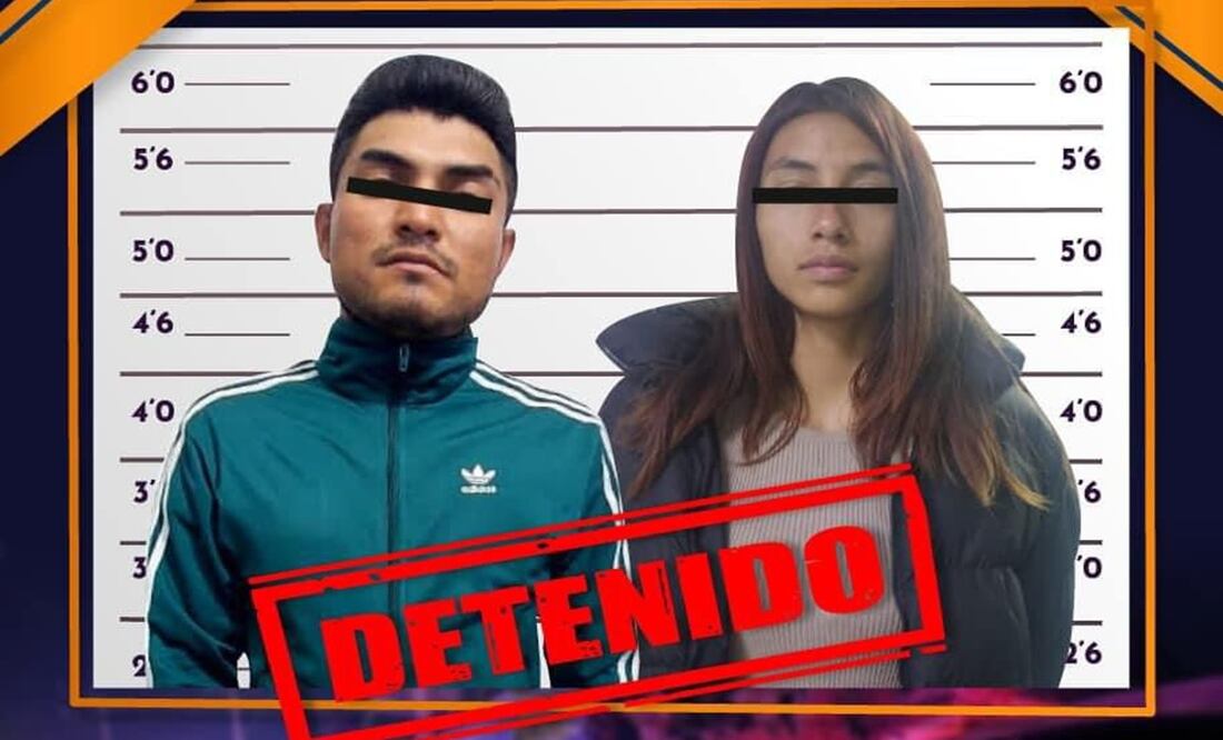 Detienen a dos personas en Zumpango por presunto narcomenudeo. Foto: Especial