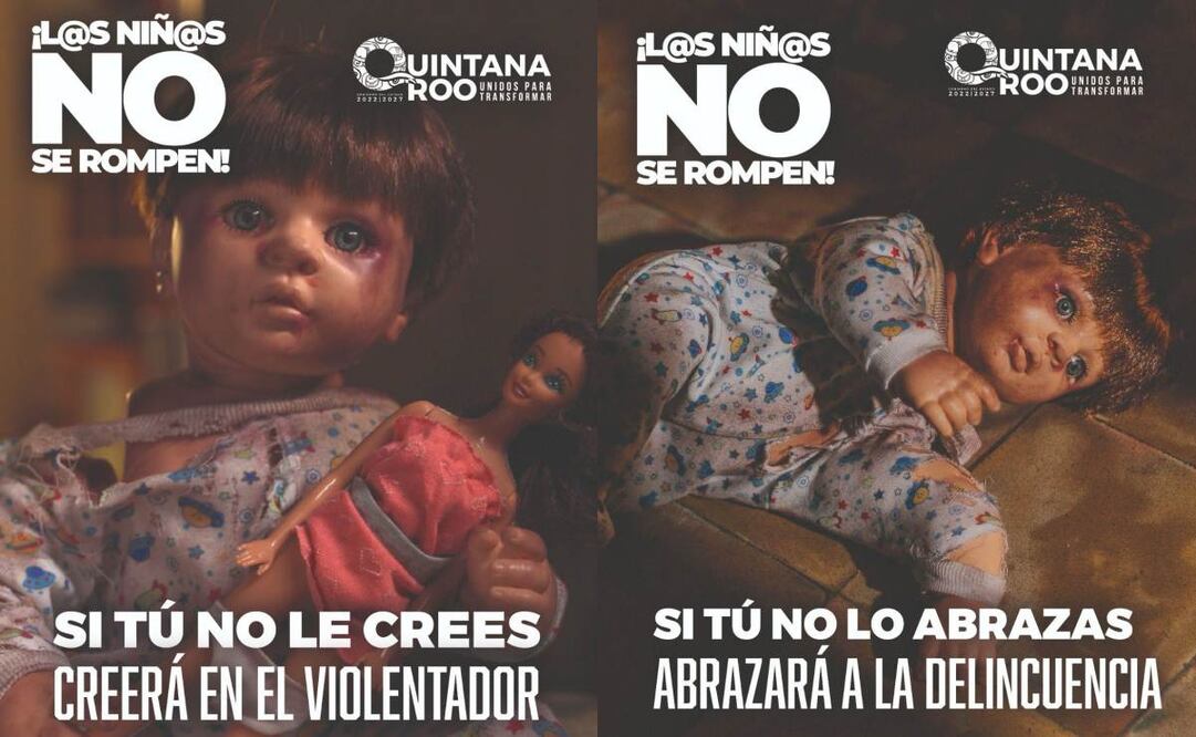 Campaña "Los niños no se rompen". Foto: Especial