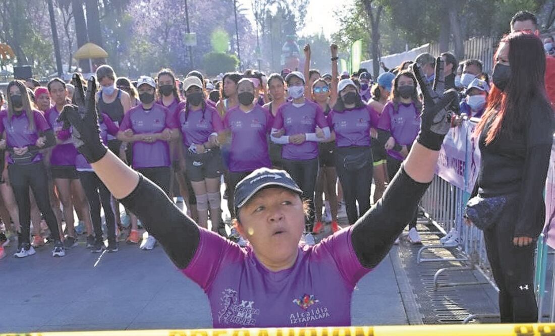 En la carrera participaron mujeres cuyas edades van desde los 14 hasta los 64 años. Foto: Especial
