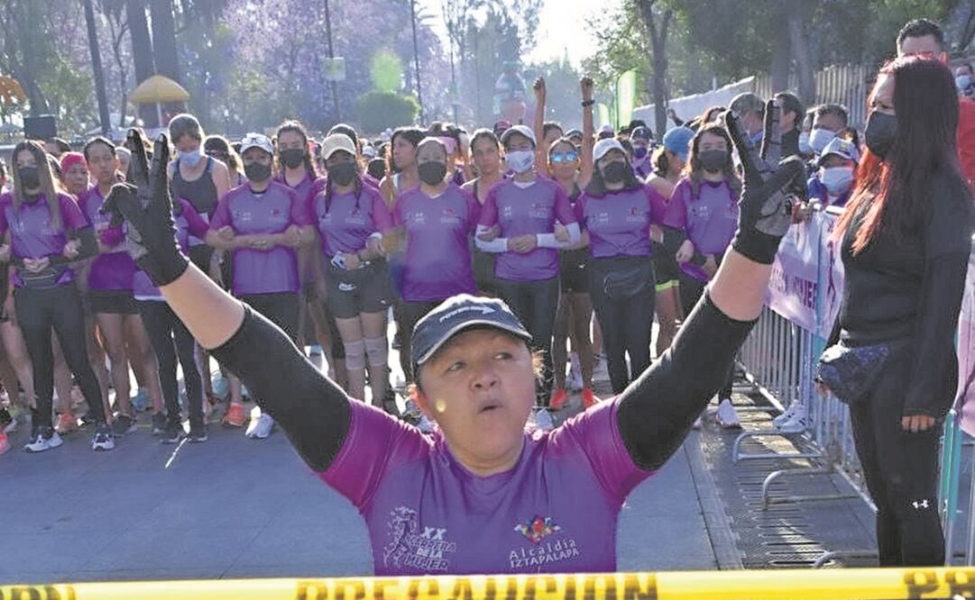 En la carrera participaron mujeres cuyas edades van desde los 14 hasta los 64 años. Foto: Especial