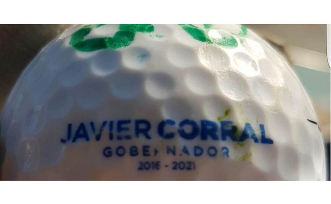 Javier Corral tiene sus propias pelotas de golf