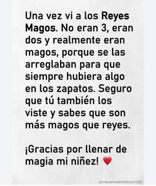 Las mejores imágenes para compartir con tus seres queridos este Día de Reyes. Foto: Redes sociales