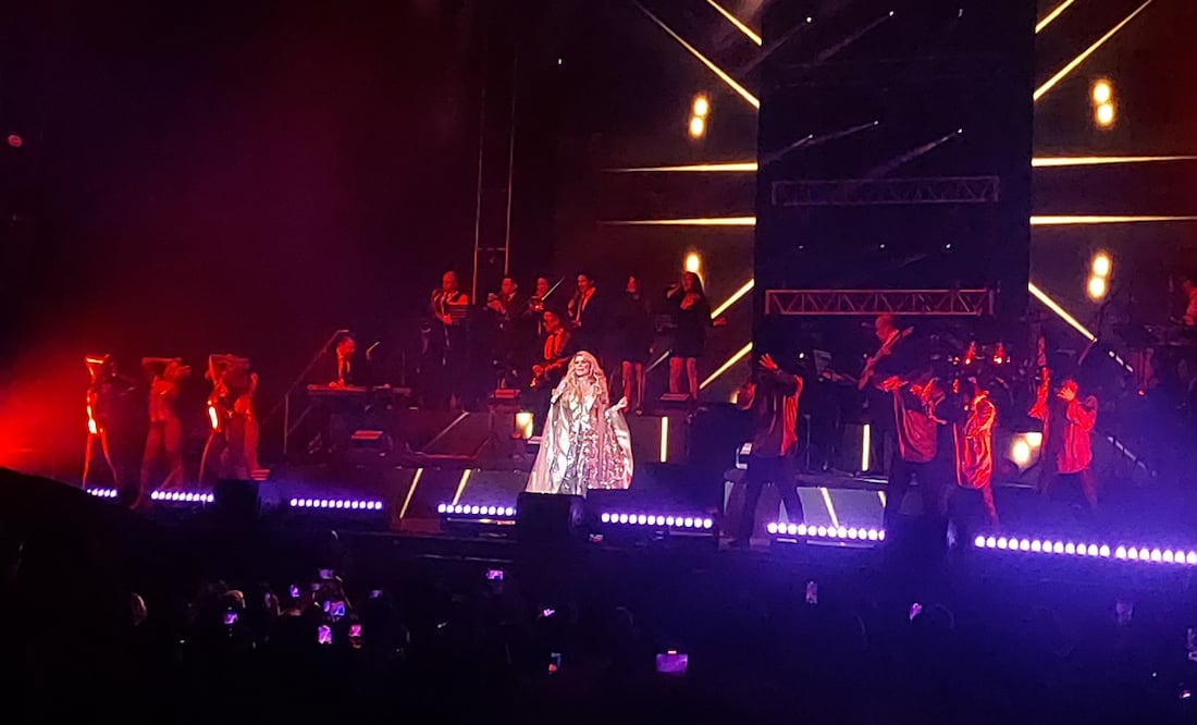 La cantante de presentó, la noche de ayer, en el Teatro Metropólitan. Foto: Sughey Baños/ EL UNIVERSAL
