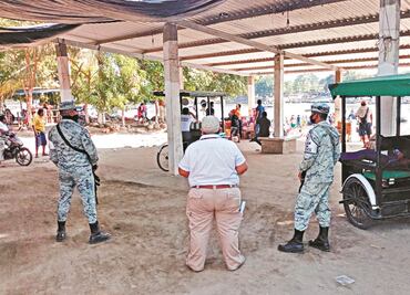 Chiapas: Relajan autoridades vigilancia en las márgenes del Suchiate