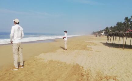 Playas de Acapulco lucen limpias ante ausencia de turistas por Covid-19