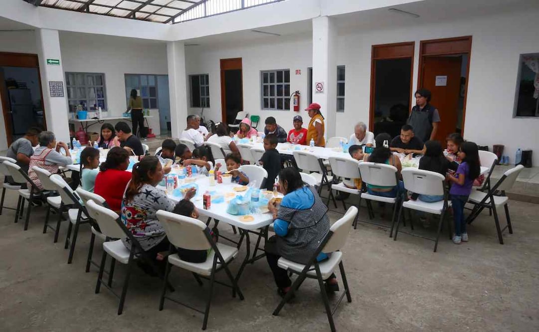 Albergue que habilitó el gobierno de Chalco para los damnificados de las colonias Culturas de México y Jacalones. Foto: Luis Camacho/EL UNIVERSAL