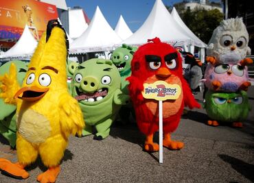 Los pájaros de "Angry Birds" sobrevuelan Cannes
