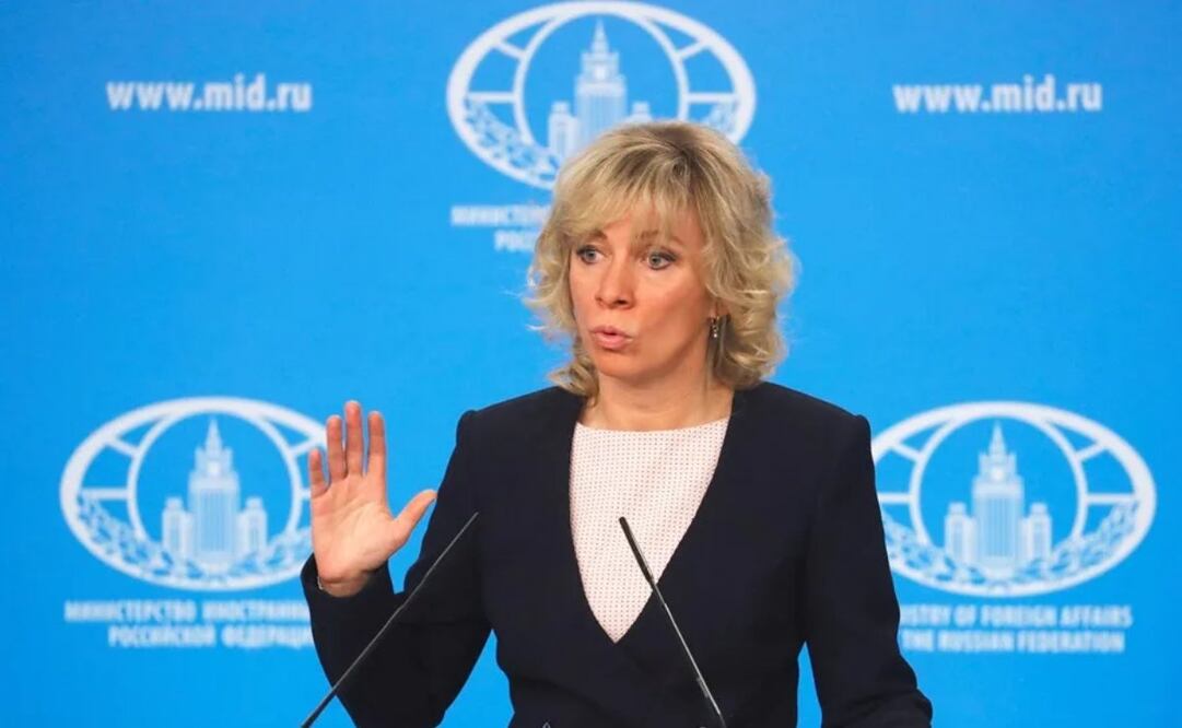 La portavoz del Ministerio de Asuntos Exteriores ruso, María Zajárova. Foto: EFE