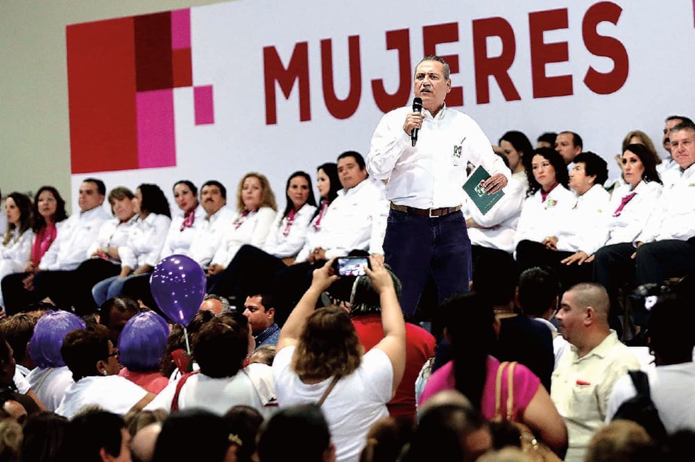 Al sumarse a la campaña del abanderado tricolor en Tamaulipas, Baltazar Hinojosa, el presidente del PRI reprobó las acciones de los tres políticos expulsados del partido e informó que ya se presentó una denuncia por delitos electorales (ESPECIAL)