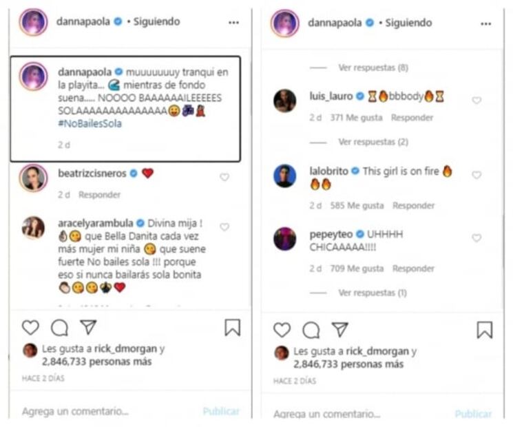 Danna Paola presume foto en la playa con su bikini de 13 mil pesos