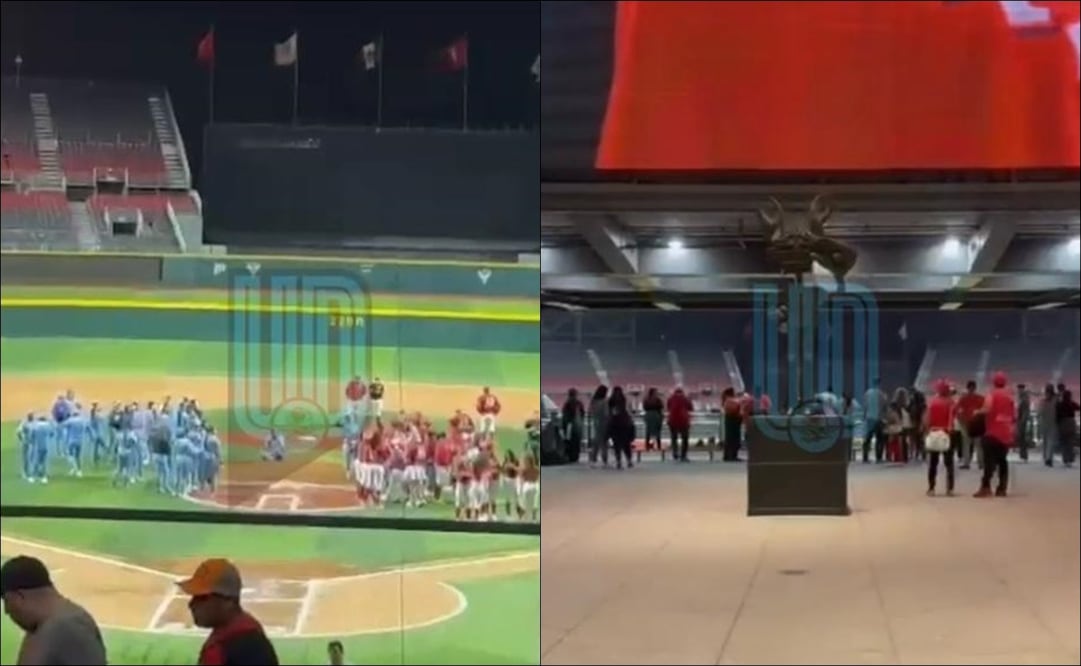 “No está pasando nada”; así se vivió el sismo de 5.5 grados en el Estadio Alfredo Harp Helú / FOTOS: Saúl Cano - EL UNIVERSAL