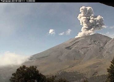 Popocatépetl spews 76 low-intensity exhalations
