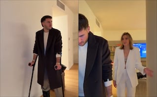 Santiago Giménez protagoniza video de burla por su lesión con su hermana: "Ni modo que te vayas a jugar al fut"