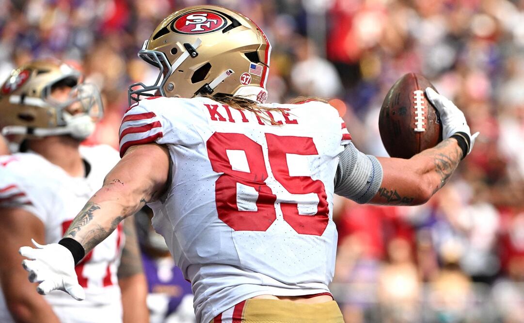 George Kittle con los 49ers - Foto: AFP
