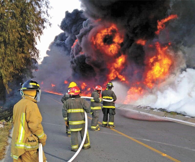 Toda la zona de Tula se vio afectada debido a que las llamas alcanzaron hasta 40 metros de altura. A la emergencia llegaron brigadistas y bomberos de municipios como Tlahuelilpan, Tepeji, Ixmiquilpan y Pachuca, entre otros. ESPECIAL