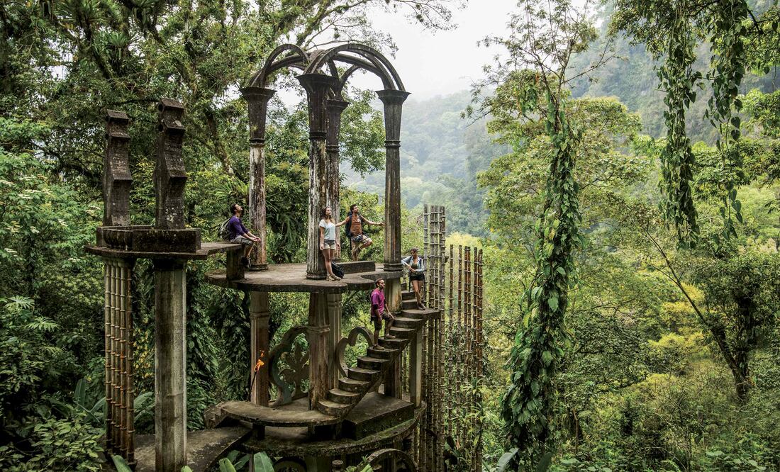 El jardín surrealista de Edward James se localiza a cinco minutos del pueblo. (Foto: Turismo de San Luis Potosí)