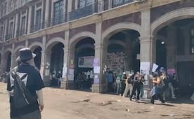 Bloque negro vandaliza Palacio de Gobierno en Cuernavaca tras marcha de estudiantes de la UAEM; exigen justicia para Kimberly Jocelyn