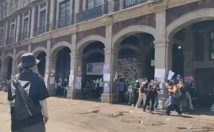 Bloque negro vandaliza Palacio de Gobierno en Cuernavaca tras marcha de estudiantes de la UAEM; exigen justicia para Kimberly Jocelyn