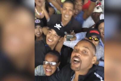 Will Smith encanta con su video desde Colombia